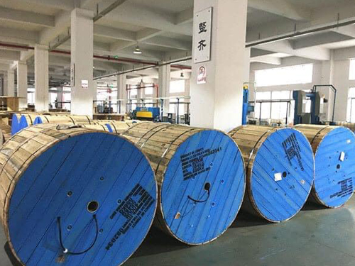 光缆摆放